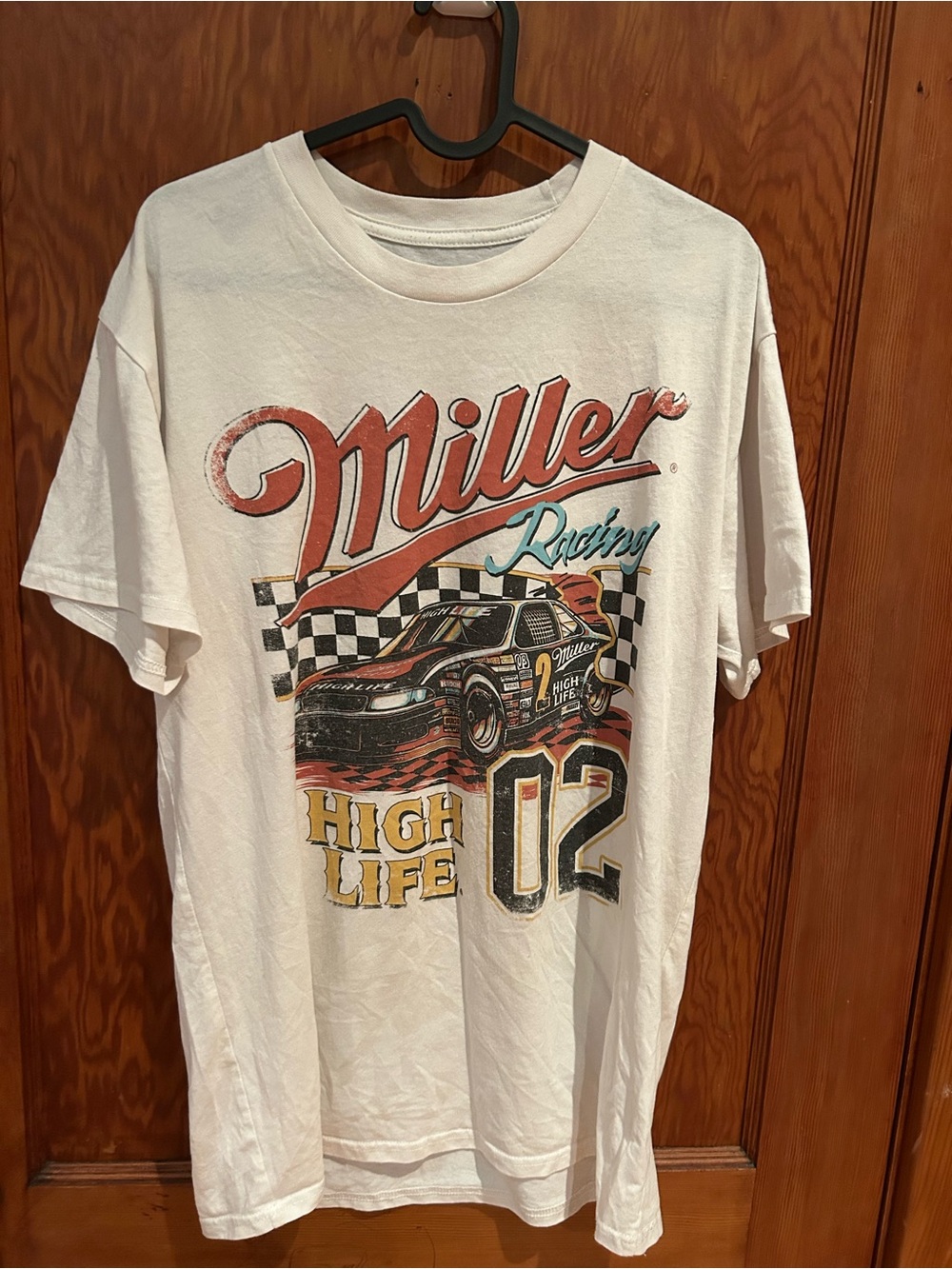 Miller Racing 'High Life' White Graphic Tee